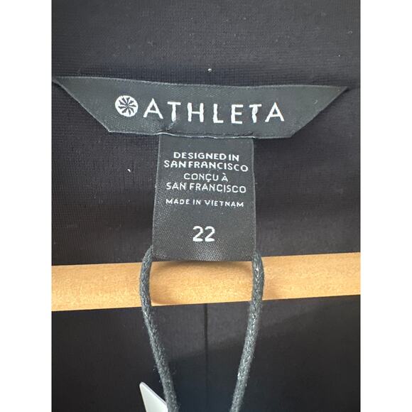 Athleta Eastbound Blazer Size 22 Black Business Casual Travel Jacket #986273 - Picture 8 of 8